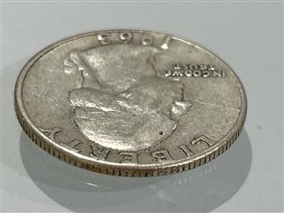 1963 Washington Quarter 90% Silver Constitutional US Coin